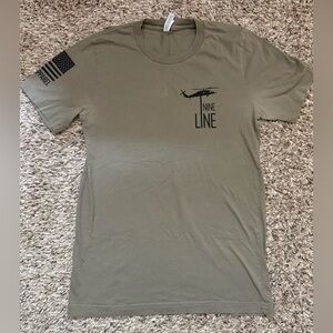 Nine Line Olive Green Short Sleeve Graphic Tee